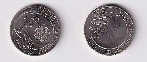 2,5 Euro Münze Portugal 2012 Schulschiff Sagres (158308)