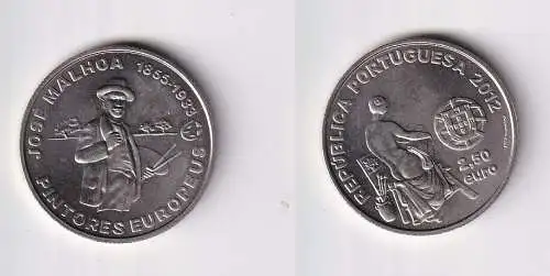 2,5 Euro Münze Portugal 2012 Jose Malhoa (155162)