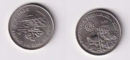 2,5 Euro Münze Portugal 2011 UNESCO-Weltkulturerbe Azoreninsel Pico (159314)