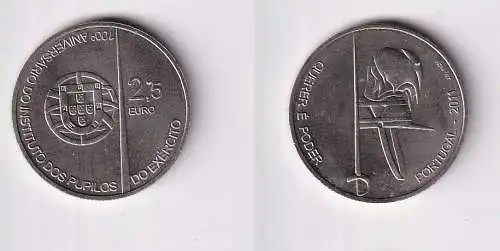 2,5 Euro Münze Portugal 2011 Instituto dos Pupilos (154456)