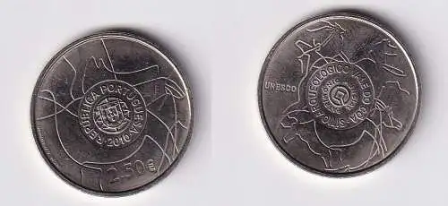 2,5 Euro Münze Portugal 2010 Vale do Coa UNESCO Weltkulturerbe (157241)
