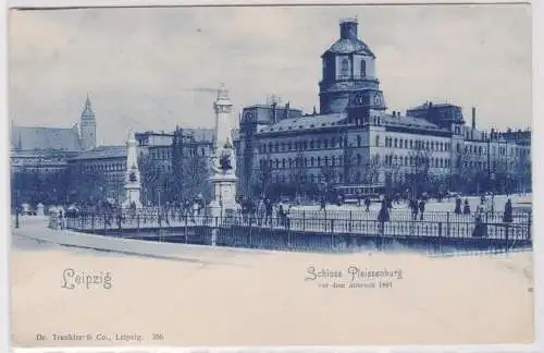 903000 Ak Leipzig Schloss Pleissenburg vor dem Abruch 1897 um 1900
