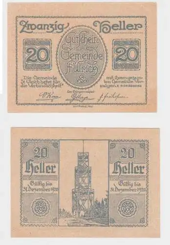 20 Heller Banknote Sankt Ulrich (154503)