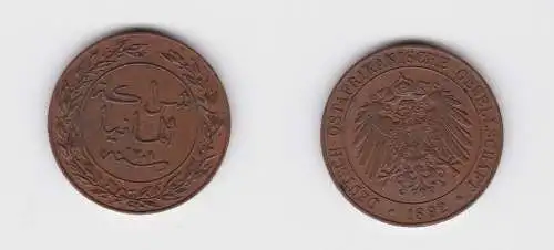 1 Pesa Kupfer Münze Deutsch Ostafrika 1892 (122080)