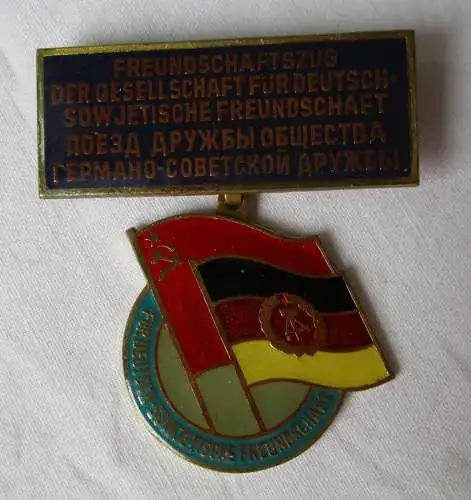 DDR Abzeichen Auszeichnungsreise Freundschaftszug GDSF Deutsch-Sowjet (115728)