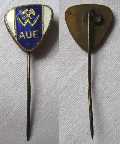 emaillierte DDR Anstecknadel Sportverein Wismut Aue (119120)