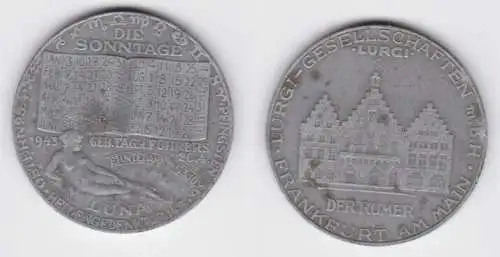 Medaille Lurgi Gesellschaft mbH Frankfurt am Main Heldengedenktag 1943 (136360)