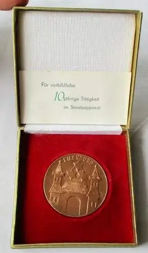 Medaille Vorbildliche 10 jährige Tätigkeit im Staatsapparat Eilenburg (142584)