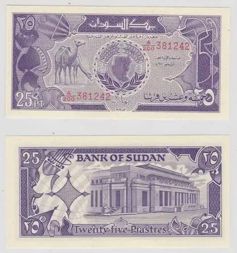 25 Piastre Banknote Sudan 1987 bankfrisch UNC (152085)