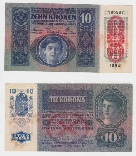10 Kronen Banknote Österreichisch Ungarische Bank 2.1.1915 (151667)