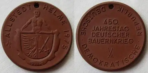 DDR Medaille 450. Jahrestag deutscher Bauernkrieg Allstedt-Helme 1976 (112388)