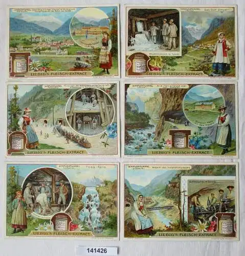 Liebigbilder Serie Nr. 694 Simplontunnel Jahrgang 1906 (6/141426)
