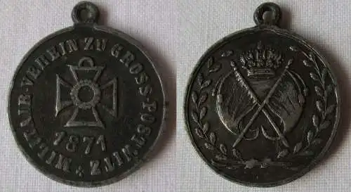 Seltene Medaille Militär Verein zu Gross-Postwitz 1871 (148051)