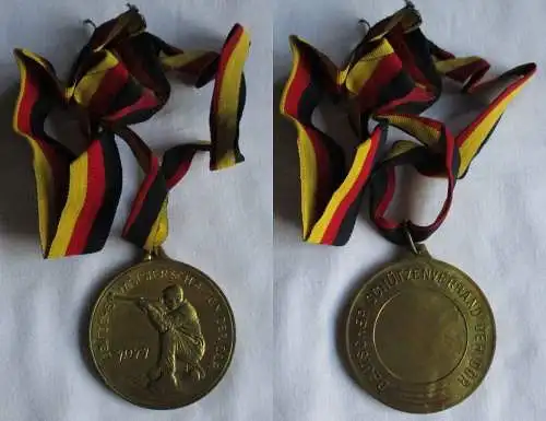 seltene DDR Medaille Deutscher Schützenverband der DDR Gold 1971 (141638)