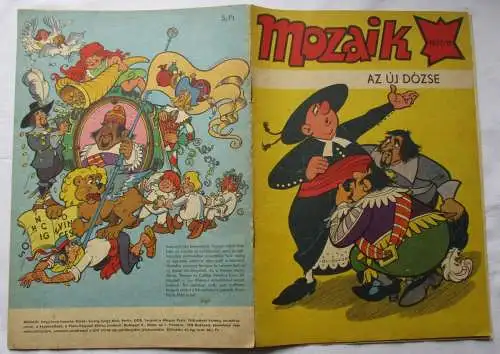 MOZAIK Mosaik Abrafaxe 1977/12 EXPORT UNGARN "AZ ÙJ DÒZSE" RAR (119469)