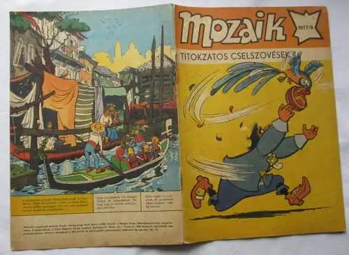 MOZAIK Mosaik Abrafaxe 1977/9 EXPORT UNGARN "TITOKZATOS CSELSZÖVÈSEK" (115711)