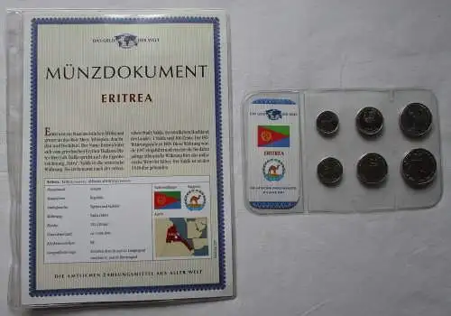 KMS Das Geld der Welt Kursmünzensätze der Welt Eritrea + Zertifikat (144811)