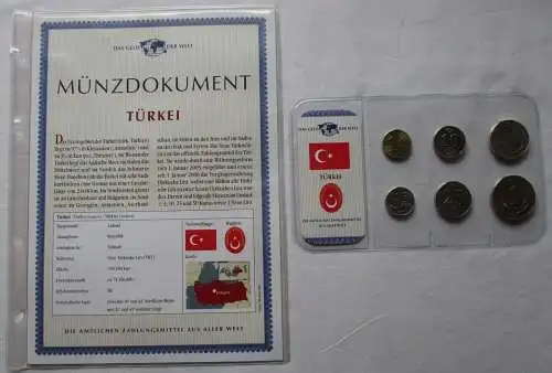KMS Das Geld der Welt Kursmünzensätze der Welt Türkei + Zertifikat (153158)