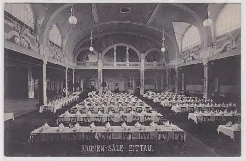 900707 Ak Zittau - Kronen-Säle Innenansicht 1903