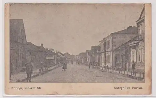 64911 Ak Kobryn - Blick in die Pinsker Straße um 1910
