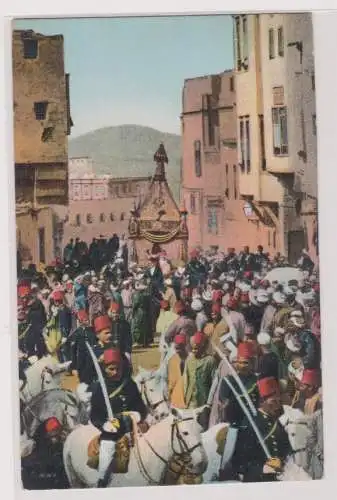 68595 Ak Kairo Ägypten - Procession of the Mahmal (Holy carpet) um 1910