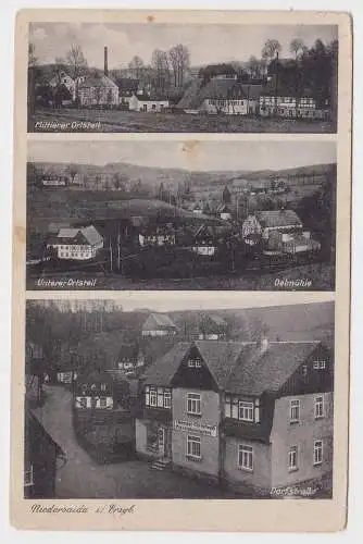 99064 Mehrbild Ak Niedersaida im Erzgebirge Ortsansichten 1953