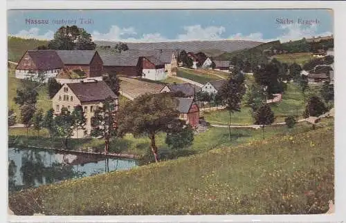 46096 Ak Nassau (unterer Teil) sächsisches Erzgebirge 1924