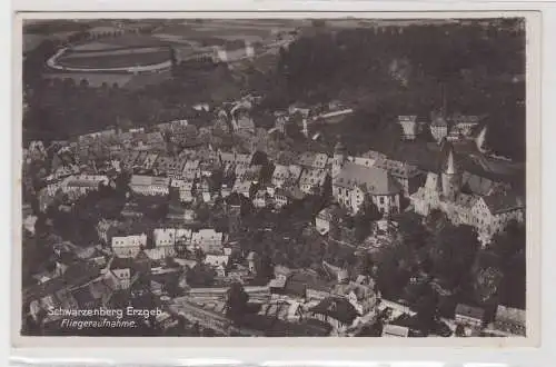 24781 Ak Schwarzenberg Erzgebirge - Aufnahme Junkers-Luftbild 1939