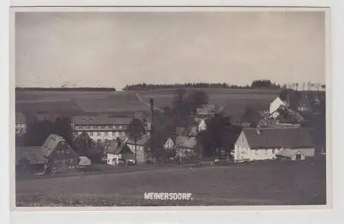 56847 AK Meinersdorf - Ortsansicht mit Industrie 1938