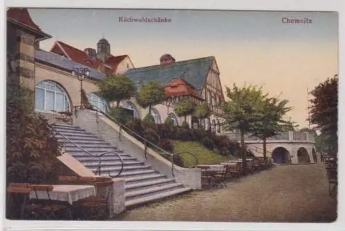 74469 Ak Chemnitz Küchwaldschänke um 1910