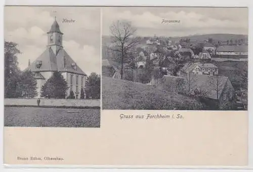 38990 Mehrbild Ak Gruß aus Forchheim in Sachsen um 1910