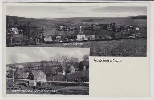 46652 Mehrbild Ak Friedebach im Erzgebirge Gasthof um 1940