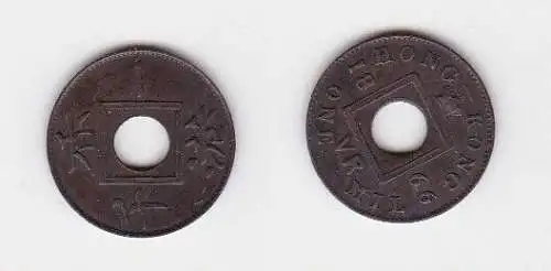1 Mil Kupfer Münze Hongkong (China) 1866 VR (130774)