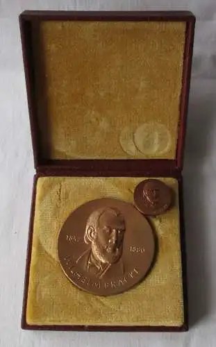 DDR Medaille Ehrennadel Wilhelm Bracke Börsenverein Buchhändler Leipzig (143902)