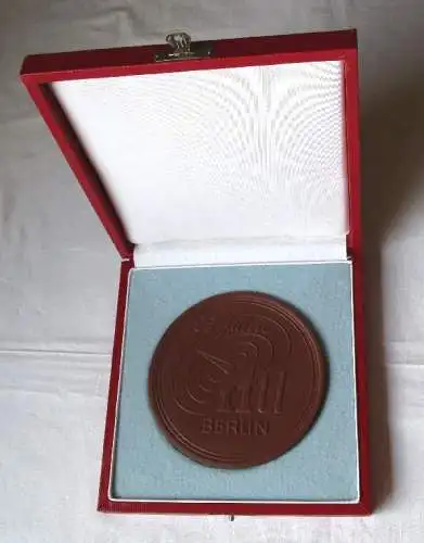Seltene Meissner Porzellan Medaille 25 Jahre ItU Berlin 1956-1981 (100264)