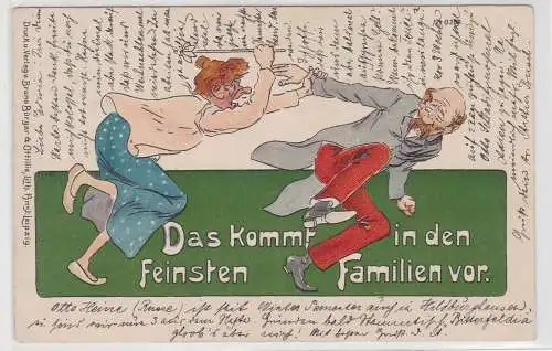 78912 Künstler Bruno Bürger Leipzig Ak No. 6309 Das kommt in den feinsten.. 1902