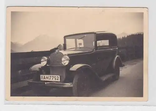 44189 Original Foto Opel Automobil um 1930