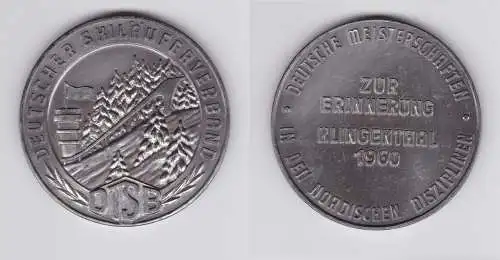 DDR Medaille DTSB Deutsche Meisterschaften Klingenthal 1960. (112631)