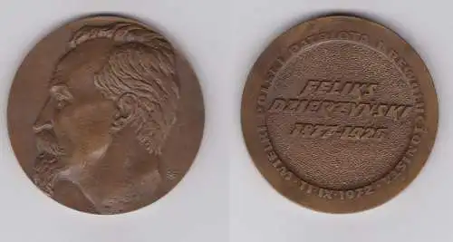 Künstlerische Medaille "Feliks Dzierzinski" 1877-1926 Polen 11.IX.1972 (112735)