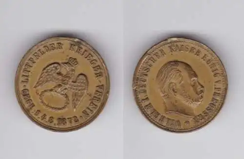 Medaille Littfelder Krieger-Verein gegr. 1872 - Wilhelm I. dt. Kaiser (145156)
