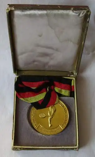 DDR Medaille Deutsche Meisterschaften im Tennis Gemischtes Doppel 1966 (143779)