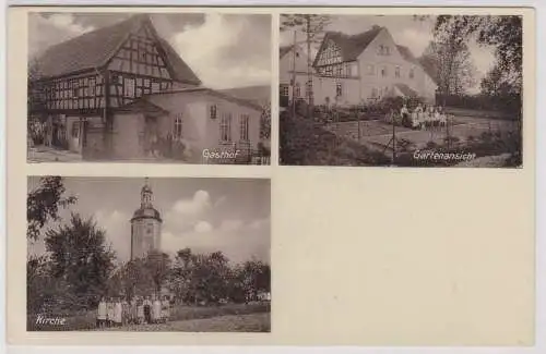 54712 Ak Mehrbild Ak Gruß aus Wernsdorf Kreis Zeitz bei Kayna um 1930