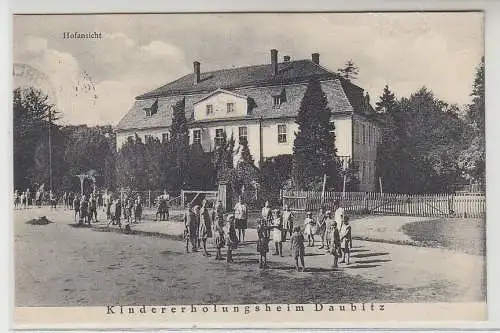 52473 Ak Kindererholungsheim Daubitz Hofansicht 1929