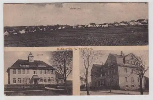 60225 Mehrbild Ak Rebesgrün bei Auerbach Schule, Gemeindehaus 1927
