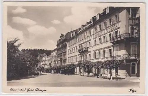 26847 Feldpost Ak Marienbad Mariánské Lázně Hotel Klinger 1942