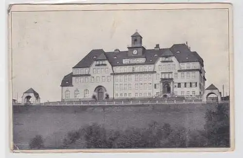 85283 AK Schule zu Schönau bei Chemnitz geweiht am 19. Oktober 1914