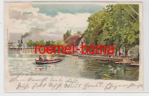 78991 Künstler Ak Stegen am Ammersee 1899