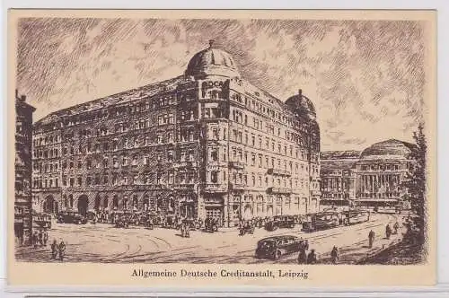 86615 Ak Leipzig Allgemeine Deutsche Creditanstalt ADCA um 1930