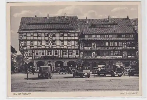 89732 AK Halberstadt - Fischmarkt, Büttner-Haus, Fachwerkfassaden