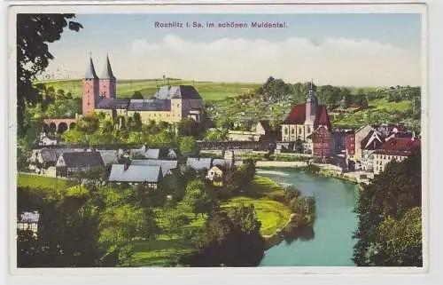 92954 AK Rochlitz in Sachsen im schönen Muldental 1940